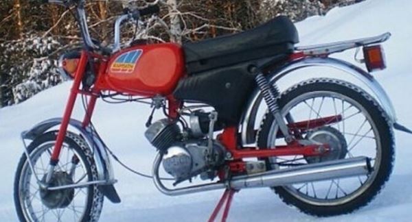 Мопеды СССР с мотоциклетными двигателями