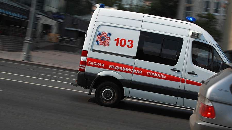 Мотоциклиста госпитализировали после ДТП в Москве<br />
